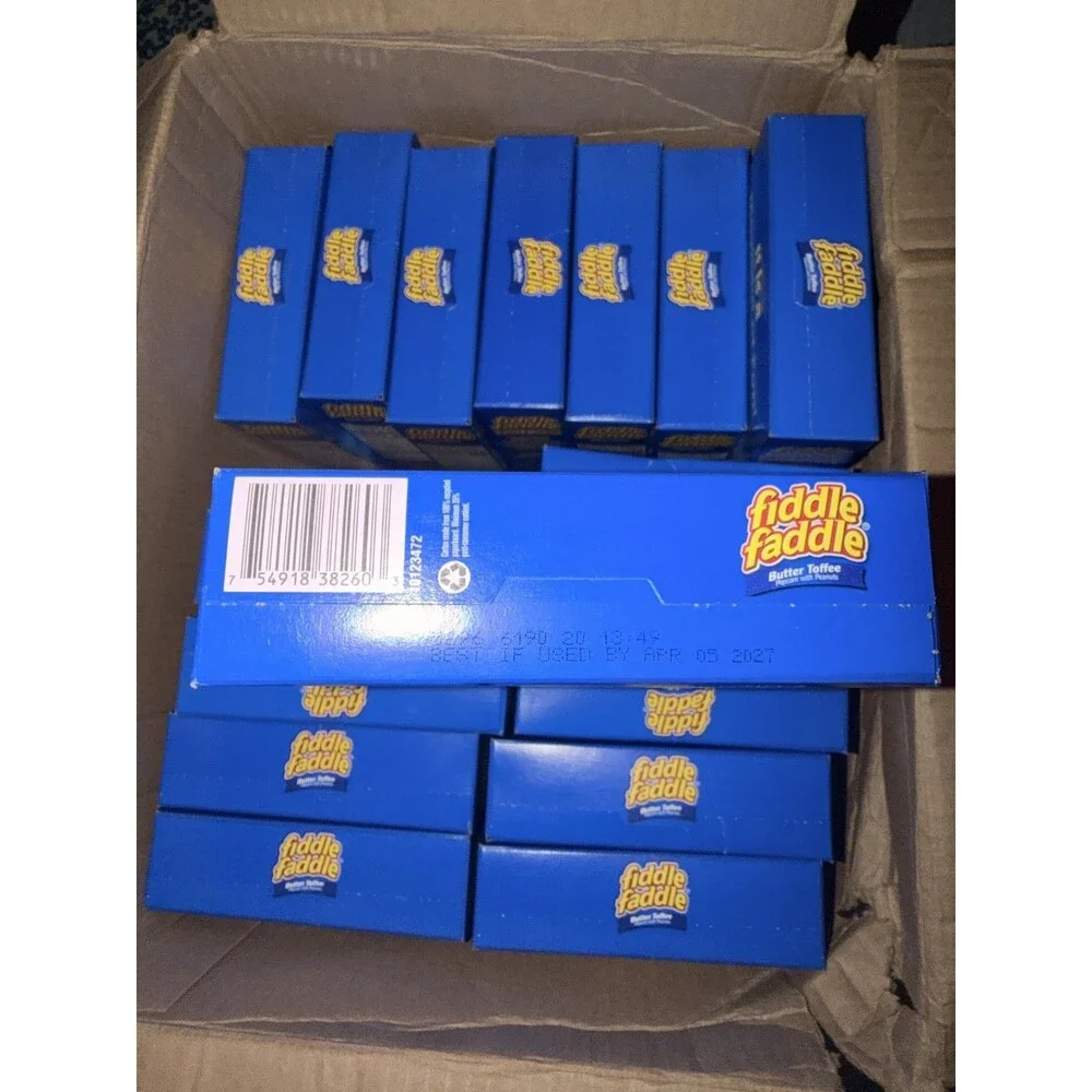 Fiddle Faddle Butter Toffee Popcorn & Peanuts 6oz (LOT of 3) Exp April 2027